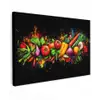 Groente - Eten - Kruiden - Graffiti - Koken Tuinposter op houten frame 2 cm dik klein -3d