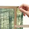 Bos - Pad - Zon - Bomen - Groen - Natuur Light Box met batterij (Wandlamp) middel -USP_websiteprintNL
