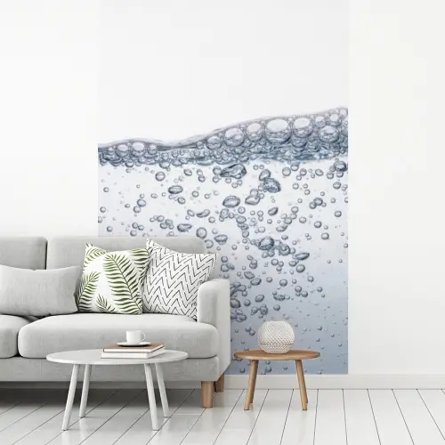 Luchtbellen - Water - Dynamisch fotobehang vinyl groot -woonkamer