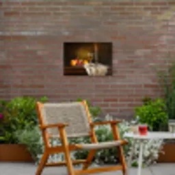 Fruit -  Stilleven - Wijn - Kaars Tuinposter op houten frame 2 cm dik klein -sfeer3