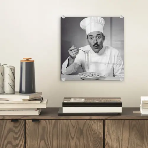 Chef - Spaghetti - Pasta plexiglas 5mm klein -sfeer1