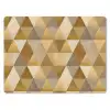 Geometrisch - Driehoek - Goud muismat rubber klein 262 -3d