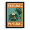 Pannenkoeken - Siroop - Illustratie - Oranje fotolijst zwart zonder passe partout klein -3d