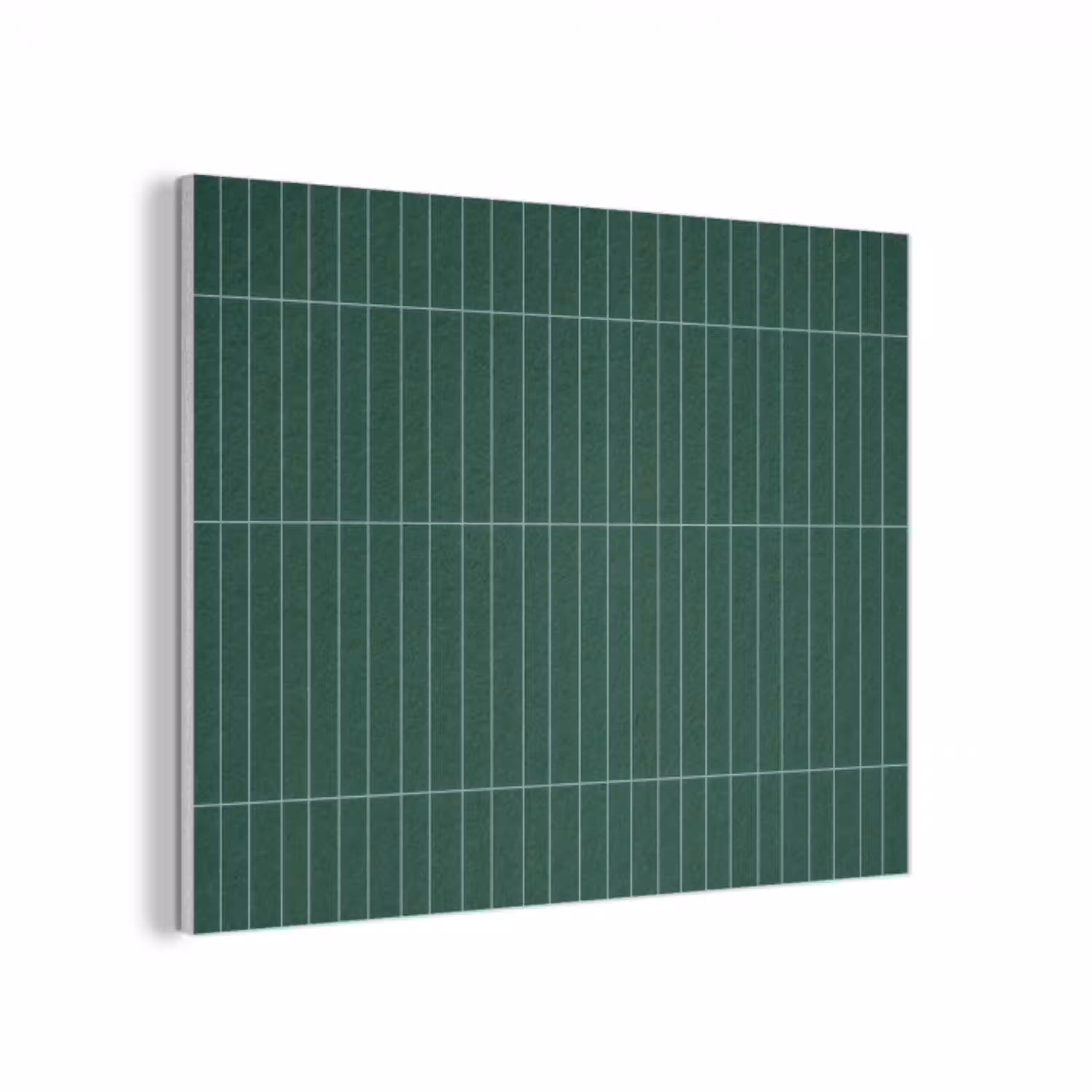 Patroon - Tegels - Donkergroen PET vilt klein 837 -3d