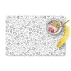 Luipaard - Motief - Grijs Placemat vinyl groot 368 -zzzproduct_Kitchenyeah-website