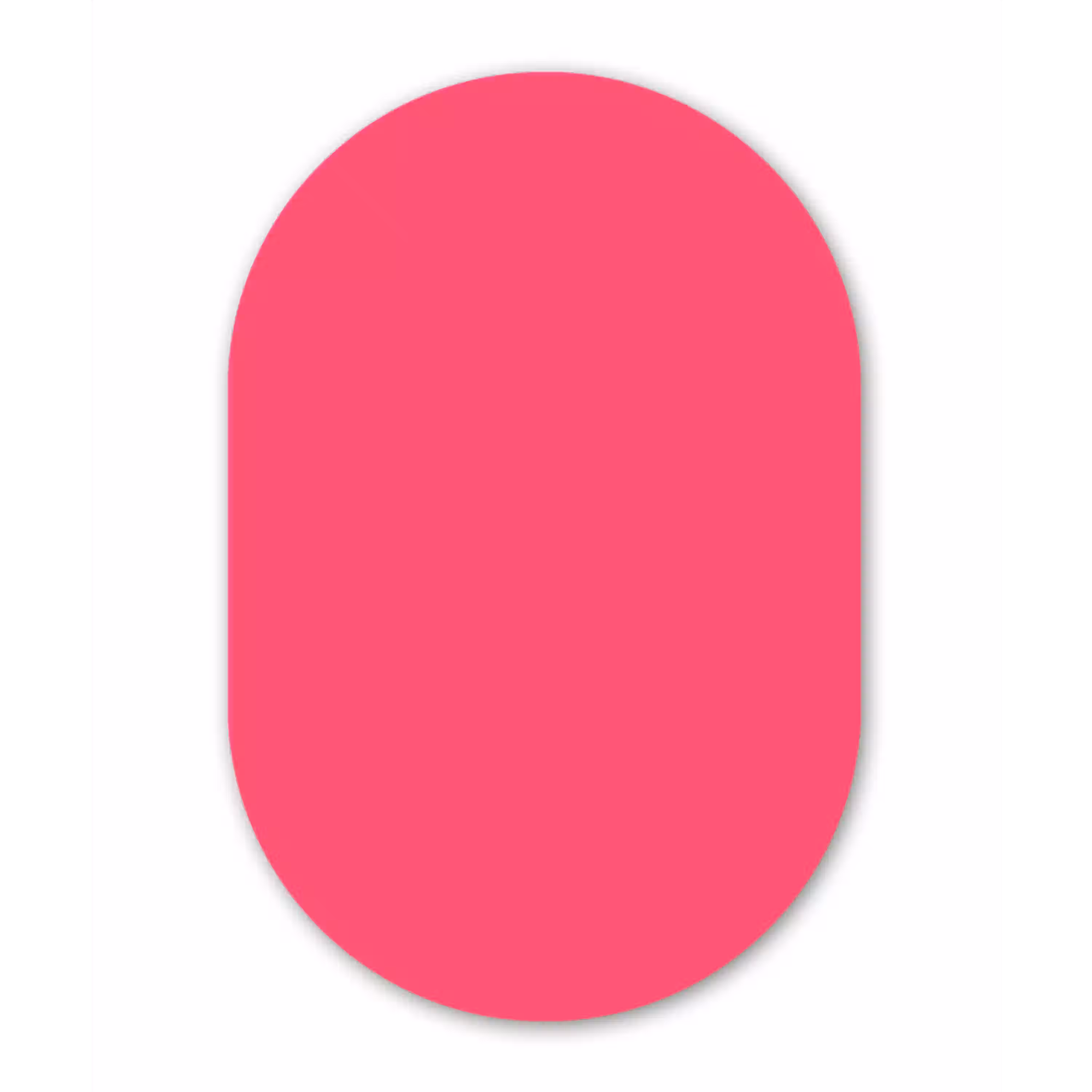 Neon - Flamingo - Roze Wandcirkel Ovaal Aluminium middel 839 -3d