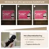 Roze - Strepen - Koffie - Maandag Light Box met batterij (Wandlamp) middel -USP_dimbaarNL