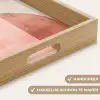 Cirkel - Abstract - Roze Dienblad Rechthoek middel -USP_HandgreepNL