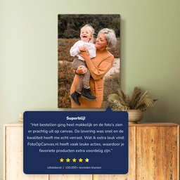 Foto op canvas klanten review