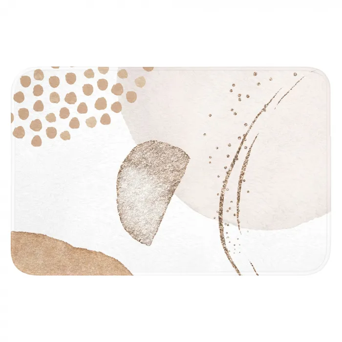 Watercolor - Pastel - Beige - Abstract - Modern WCmat klein -3d