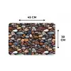 Gepolijst - Kiezel - Warm Placemat vinyl groot 368 -specs