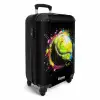 Tennisbal met graffiti NBS - Handbagage koffer - Unisex middel -productfoto_3d