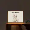 Haas - Dier - Bohemian - Pastel kleuren Light Box met batterij (Wandlamp kind) middel -sfeer1_kind