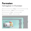 Slagroom - Taart - Blauw - Eten Muismat XXL klein -sfeer5