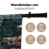 Mozaïek - Walvis - Koraal - Water Wandkleed katoen klein -sfeer2