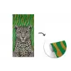 Panter - Zebrapatroon - Groen fotobehang vinyl groot -3d