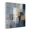 Rechthoeken - Abstract - Blauw plexiglas 5mm klein -z3d
