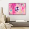 Discobal - Pink - Verf canvas 2cm klein -sfeer6