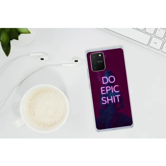 Buste - Neon - LED - Letters Telefoonhoesje Samsung Galaxy S10 Lite klein -oordopS10Lite