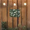 Bloemen - Takken - Wit - Klassiek tuinposter los doek klein -sfeer1