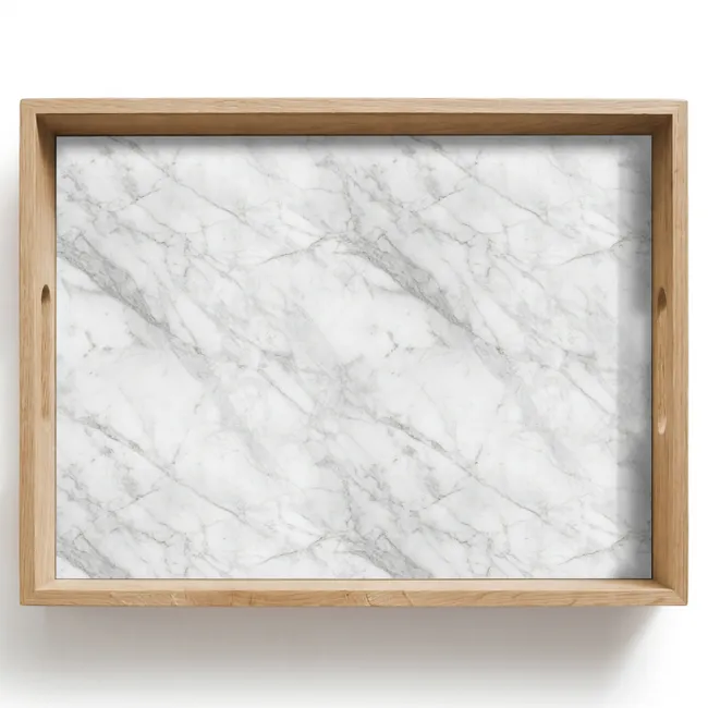 Dienblad - Klassiek - Marmer - Grijs