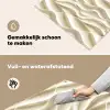Lijnen - Golvend - Crème Inductie beschemer met haakjes klein 777 -ky-schoon-nl