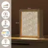 Bruin - Kristaladers - Marmer Light Box met kabel (Tafellamp) klein 925 -USP_FR