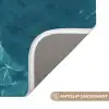 Vrouw - Water - Bikini - Oranje WCmat klein -USP_AntislipNL