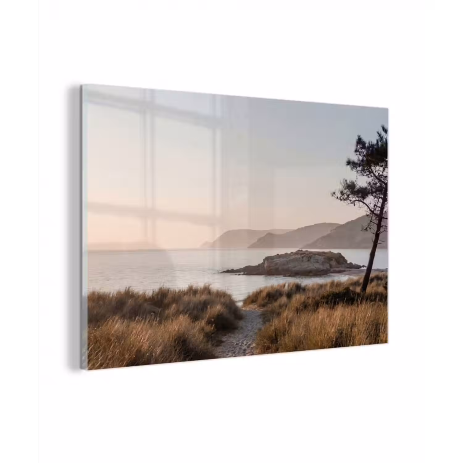 Glasbild - Landschaft - Küste - Dünen