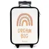 Regenboog met de quote 'Dream Big' Kinderkoffer - Zwart klein -zzz_website3d