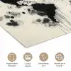 Wereldkaart - Zwart - Inkt poster papier klein -closeup_NL