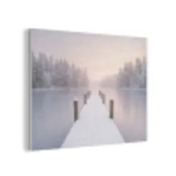 Steiger - Meer - Mist - Winter - Serene PET vilt klein -3d