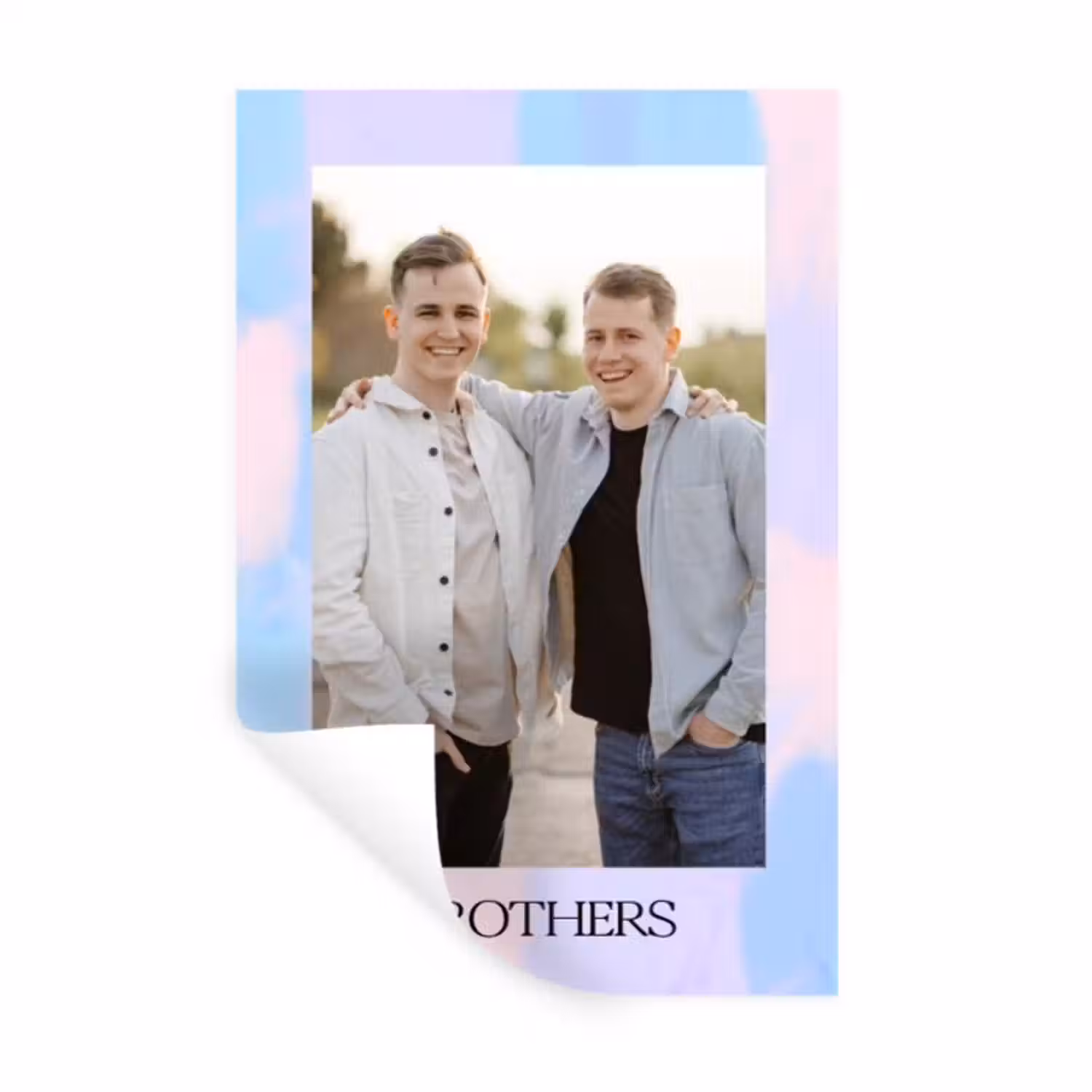Gepersonaliseerde muursticker - Brothers