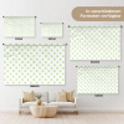 Dots - Klassiek - Groen Wandkleed katoen klein 269 -tsfeer8_DE