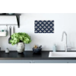 Modern - Ontwerp - Blauw Muursticker klein 286 -keuken