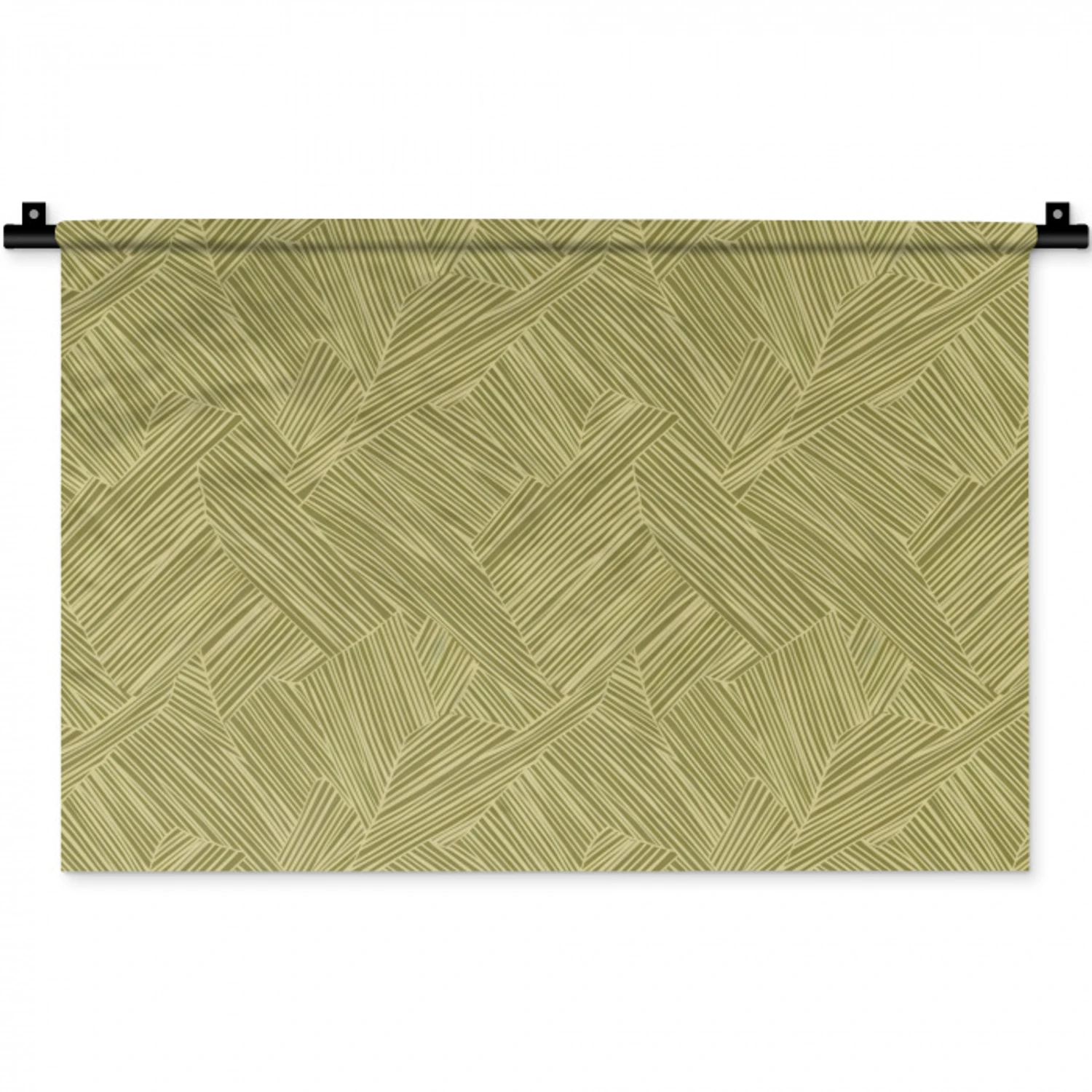 Abstract - Modern - Groen Wandkleed katoen klein 269 -zz3d