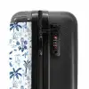 Vakantie patroon blauw NBS - Handbagage koffer - Volwassenen Unisex middel -slot