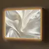 Stof - Plooien - Goud Light Box met batterij (Wandlamp) middel -z3d_website