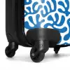 Abstract - Blauw motief NBS - Handbagage koffer - Kinderen Unisex middel -wiel