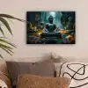 Boeddha - Beeld - Buddha - Zen - Kunst - Boedha canvas 2cm klein -sfeer1