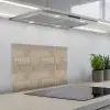 Hardstenen - Zandsteen - Geel keuken achterwand spatscherm klein 900 -3d_schuin
