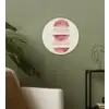 Minimalistisch - Cirkels - Roze Wandcirkel kunststof plaat 5mm dik klein -sfeer3