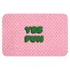 Yes fun - Groen - Roze - Stippen Badmat klein -3d