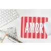 Amor - Strepen - Rood - Roze muismat rubber klein -witbureau