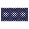 Oceaan - Schelp - Blauw - Wit Muismat XXL klein 681 -3d_leeg