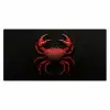 Krab - Rood - Vissen - Schaaldieren Muismat XXL klein -3d_leeg