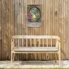 Verstopte tuin Tuinposter op houten frame 2 cm dik klein -sfeer4