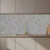 Mat - Wand - Tegels - Grijs keuken achterwand 2 middel 871 zz_3dshopping