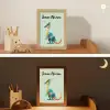 Dino - Cartoon - Oranje - Poten Light Box met kabel (Kinderlampje) klein -sfeer3_kind
