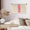 Love - Stippen - Roze Wandkleed katoen klein -tsfeer1_DE